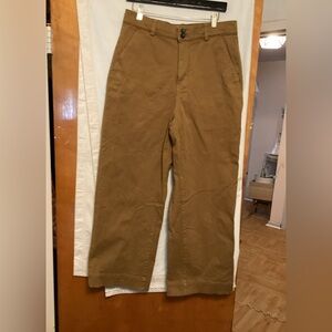 Everlane Wide leg  monochromatic minimalist organic cotton pants   SZ 12